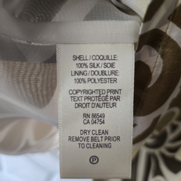 NWT Tommy Bahama 100% Silk Olive Green “Fountainebleau” Midi Dress Size L - Picture 7 of 10